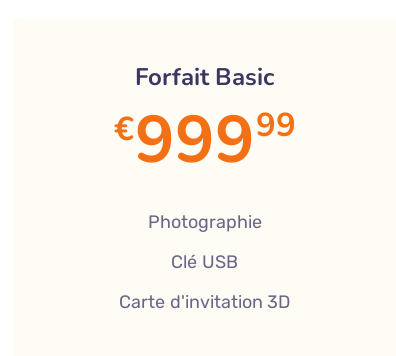 Forfait Basic